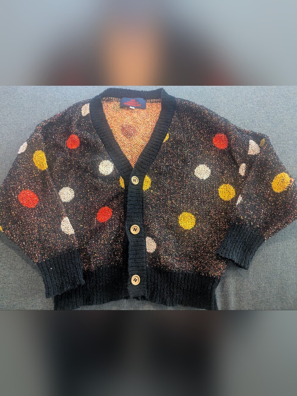 The Animals Observatory Polka Dot Cardigan